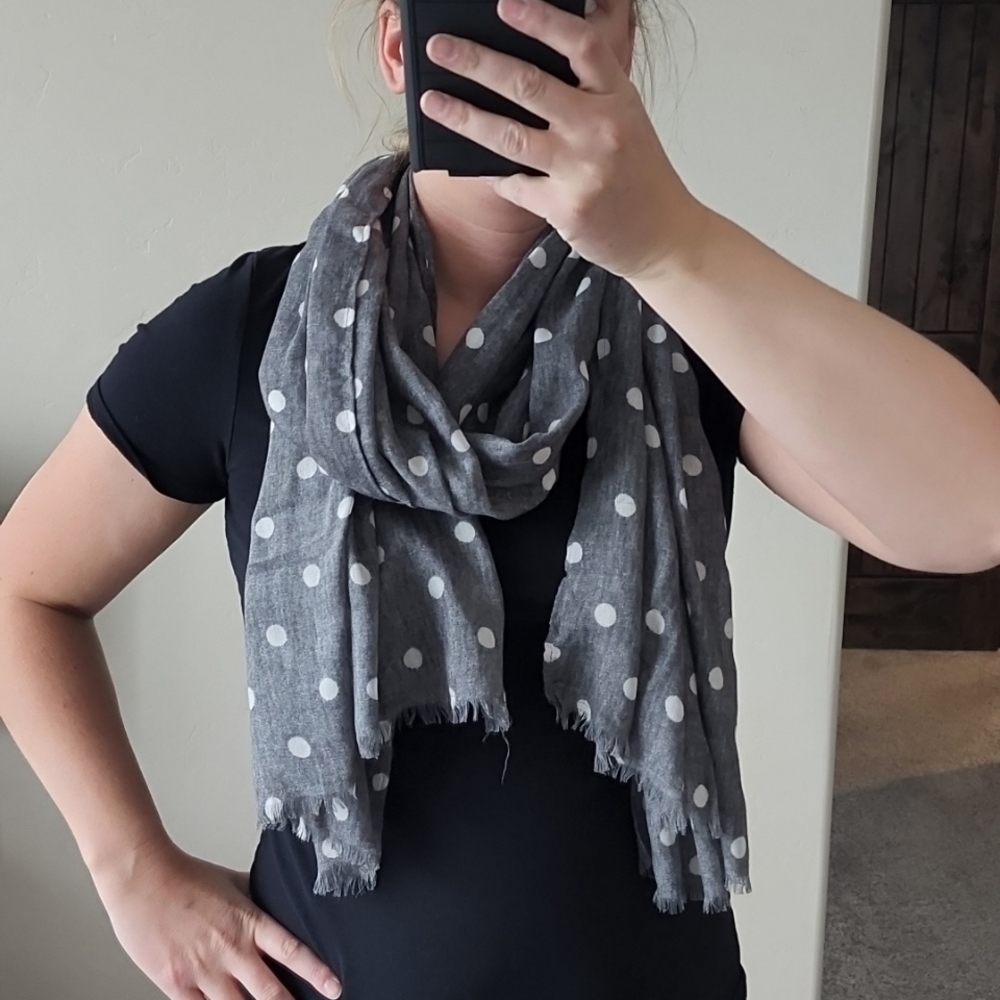 Polka dot scarf